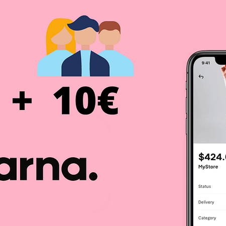 KLARNA: 10+5€ per Te + 10€ per Ogni Amico
