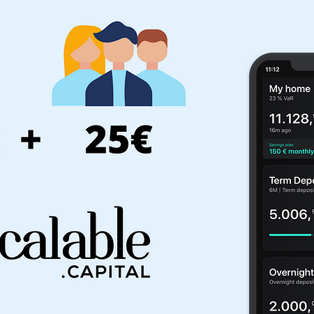 SCALABLE CAPITAL: Fino a 250€ per Te + 25€ per Ogni Amico