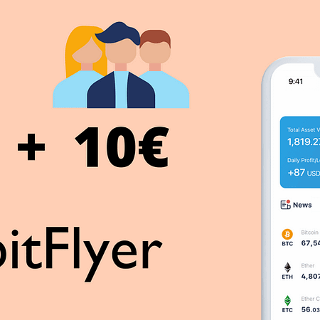 BitFlyer: 10€ per Te + 10€ per Ogni Amico