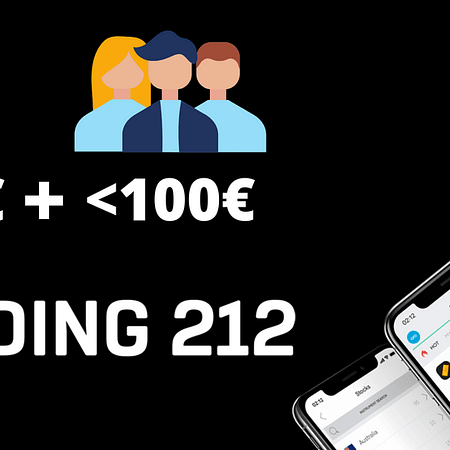 TRADING212: Fino a 100€ per Te + fino a 100€ per Ogni Amico