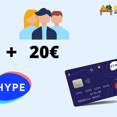 HYPE: 20€ per Te + 20€ per Ogni Amico